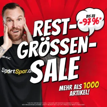 Sportspar Restgrößen Sale