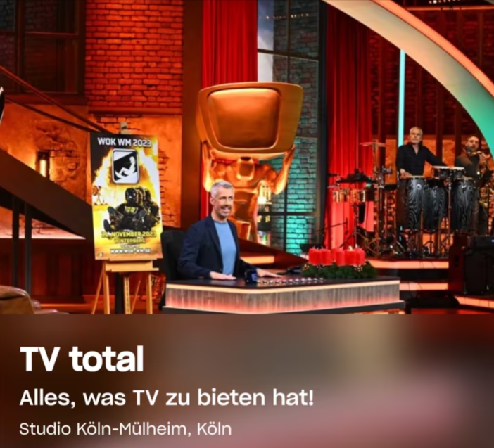 Tv Total Aufzeichnung Kostenlos