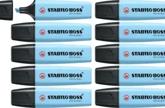 Textmarker - STABILO BOSS ORIGINAL Pastel - 10er Pack - himmlisches Blau