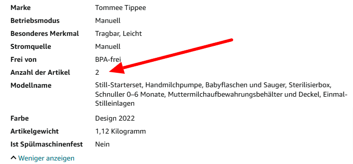 Tommee-Tippee-Still-Starterset-Handmilchpumpe-Babyflaschen-Und-Sauger-Sterilisierbox-Schnuller-0–6-