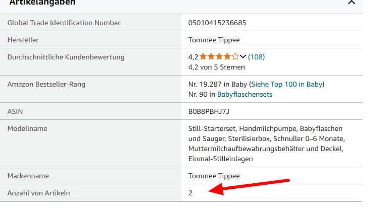 Tommee-Tippee-Still-Starterset-Handmilchpumpe-Babyflaschen-Und-Sauger-Sterilisierbox-Schnuller-0–6-Monate-