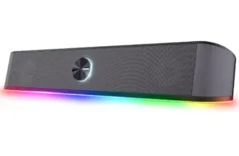 Trust Gaming Stereo Soundbar mit RGB Beleuchtung GXT 1619 Rhox