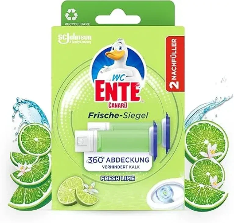 WC-Ente WC-Reiniger Frische-Siegel Limone Nachfüllpack 2 Stück