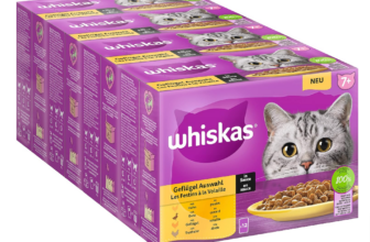 Whiskas-7-Katzenfutter-Geflügel-Auswahl-in-Sauce-12x85g