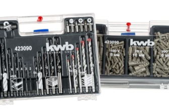 kwb-KRAFTIXX-300-tlg-Bit-Dübel-Bohrer-Koffer-Set-mit-Bits-Holz-Bohrer