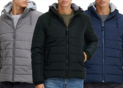 11-Project-Ebberian-Herren-Übergangs-Jacke-Stepp-Jacke-mit-abnehmbarer-Kapuze