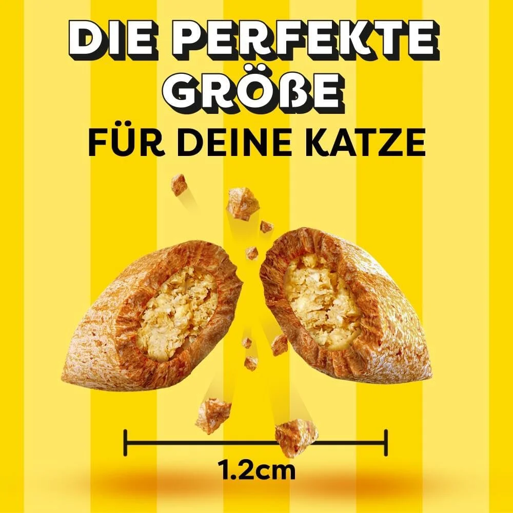 DREAMIES Katzensnacks mit Huhn Kaese und Lachs Groesse