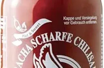 FLYING GOOSE Sriracha scharfe Chilisauce - scharf & süß orange Kappe