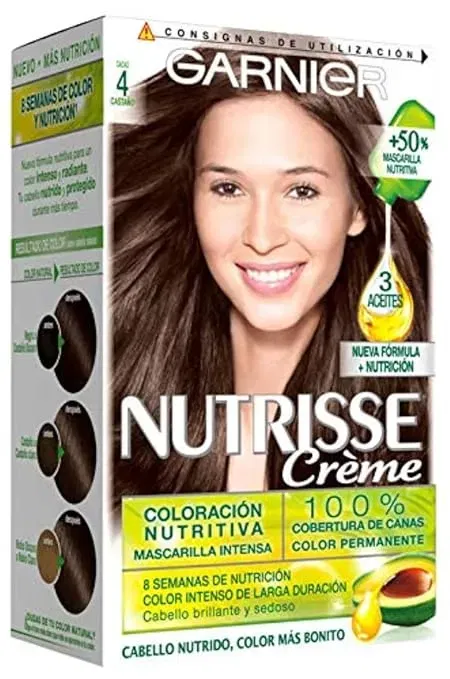 Garnier Nutrisse Creme Haarfarbe Braun 4