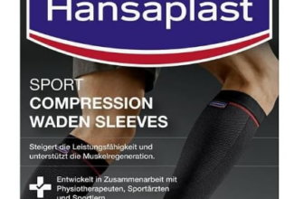 Hansaplast-Sport-Compression-Wear-Waden-Sleeves-Wadenbandage-zur-Unterstützung-der-Muskulatur-Waden-Kompressionsstrümpfe