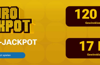 Lotto24 EUROJACKPOT 120 Mio Jackpot + 17 Mio Gewinnklasse 2