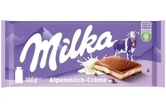 Milka Alpen-Milchcréme Alpenmilch-Schokolade