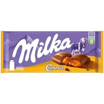 Milka Caramel Alpenmilch-Schokolade