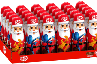 NESTLÉ-KITKAT-Schoko-Weihnachtsmann-Hohlfigur-aus-Milchschokolade