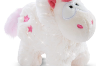 NICI-Kuscheltier-Einhorn-Theodor-im-Schneeanzug-22-cm-I-Plüschtier-für-Mädchen-