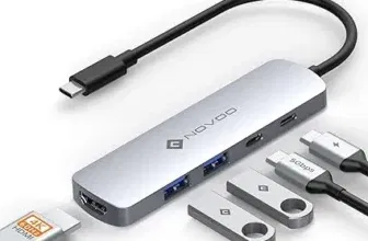 NOVOO USB C Hub 4K@60Hz HDMI USB C Adapter