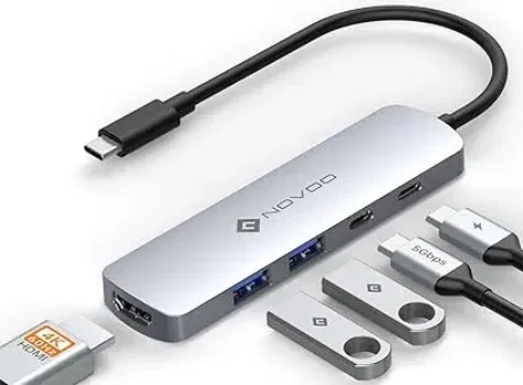 NOVOO USB C Hub 4K@60Hz HDMI USB C Adapter