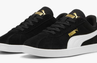 PUMA-Club-II-Jr-Sneaker-Black-White-Gold