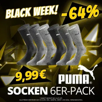 PUMA Crew Socks Unisex Socken 6 Paar