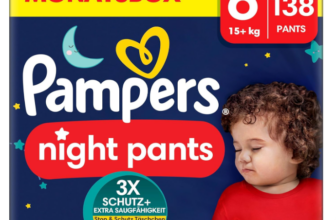 Pampers-Night-Windeln-Pants-Größe-6-15-kg-Baby-Dry-MONATSBOX-Windelhöschen-