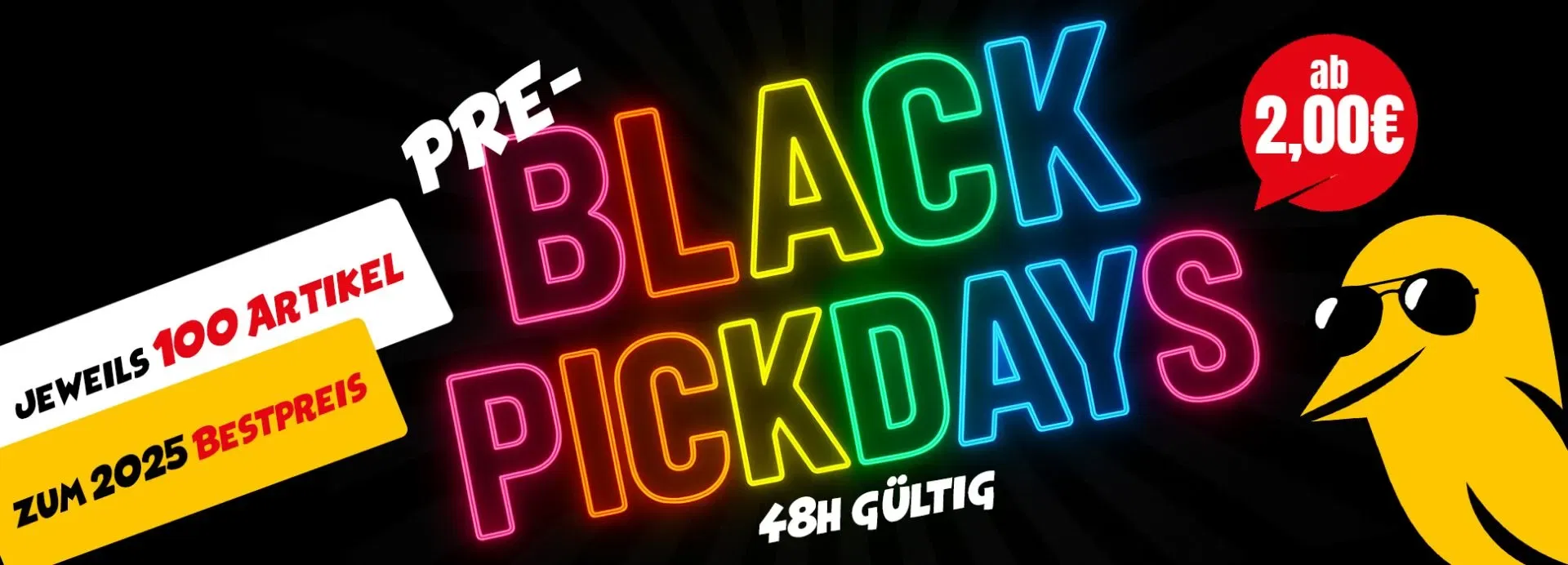 Schnäppchen, Deals und Rabattcodes des Tages - PickSport Black Pickdays