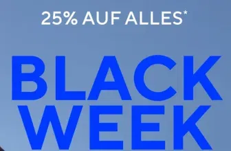 Tom Tailor Black Week: 25 % Rabatt auf alles Club Members