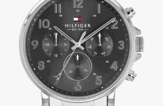 Tommy-Hilfiger-Multi-Zifferblatt-Quarz-Uhr-für-Herren-mit-Silbernes-Edelstahlarmband-1710382