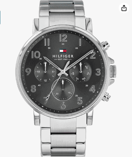 Tommy-Hilfiger-Multi-Zifferblatt-Quarz-Uhr-Für-Herren-Mit-Silbernes-Edelstahlarmband-1710382