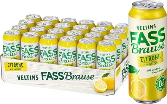 VELTINS Fassbrause Zitrone Alkoholfrei