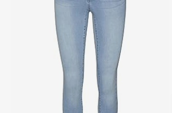 VERO-MODA-Damen-VMTANYA-MR-S-Piping-VI352-NOOS-Jeans-Blau-Hellblau