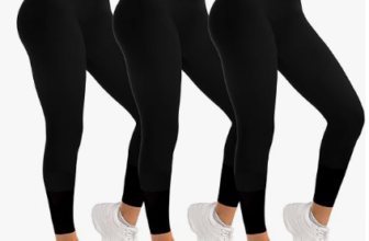 Walifrey-3er-Pack-Leggings-Damen，High-Waist-Blickdicht-Sportleggins-Schwarz-für-Fitnessstudio-