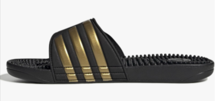 adidas-Unisex-Adult-Adissage-Sandal-Core-Black-Gold-Metallic