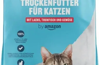 by Amazon Trockenfutter für Katzen (Lachs, Thunfisch & Gemüse) 10kg