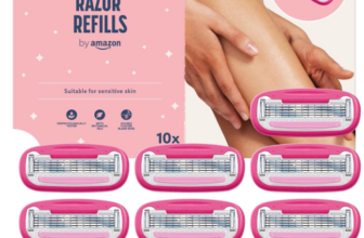 by-Amazon-für-Damen-5-Klingen-Rasierer-in-rosa-10-Nachfüllpackungen