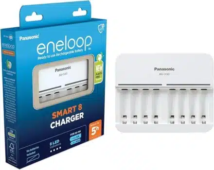 eneloop Smart Ladegerät für 1-8 AA AAA NI-MH Akkus BQ-CC63