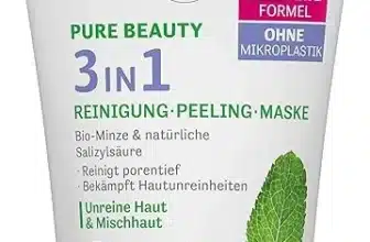 lavera PURE BEAUTY 3in1 Reinigung Peeling Maske