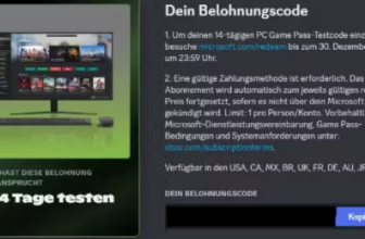 14 Tage Xbox Game Pass kostenlos