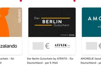 Amazon Angebot: 15% Extra Rabatt auf Gutscheine! 🎁 z.B.: Zalando, RTL+