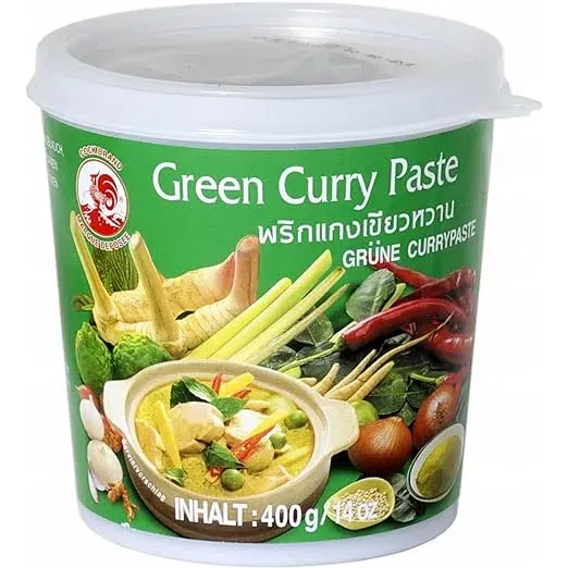 Cock Gruene Currypaste 400G