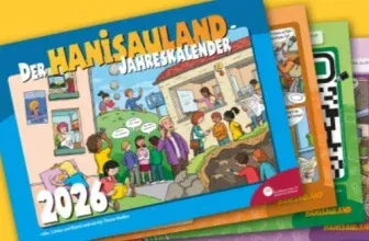 Gratis 🗓️ HanisauLand-Comic Kinder Wandkalender 2026