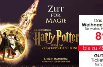 Harry Potter Theater Hamburg Angebot – Tickets & Hotel mit Frühstück ab 89 € p.P.