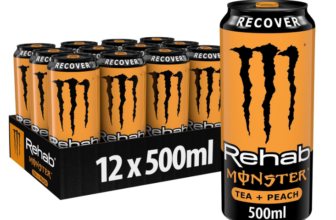 Monster-Energy-Rehab-Peach-koffeinhaltiger-Eistee-mit-Pfirsich-Geschmack-Energiegetränk-ohne-Kohlensäure