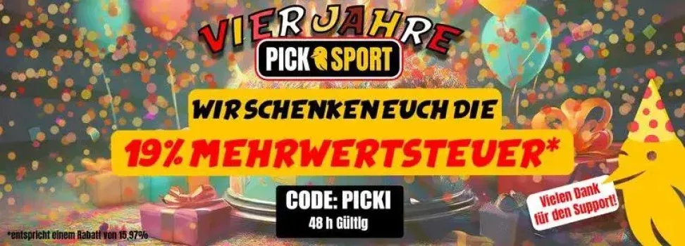 Frau mit Einkaufswagen voller Sportartikel im Picksport-Shop während des MwSt-Rabattangebots