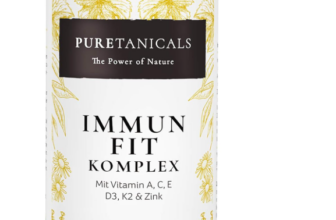 Puretanicals Vitamin Komplex Flasche - A, C, E, D3, K2 + Zink