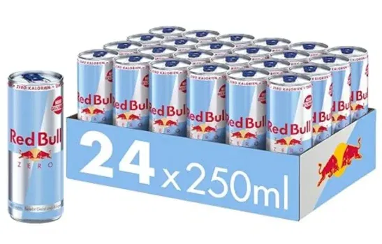 Red Bull Energy Drink Zero Dosen Zuckerfrei 24er Palette (24 x 250 ml) ab 18,44 € inkl. Prime-Versand zzgl. Pfand