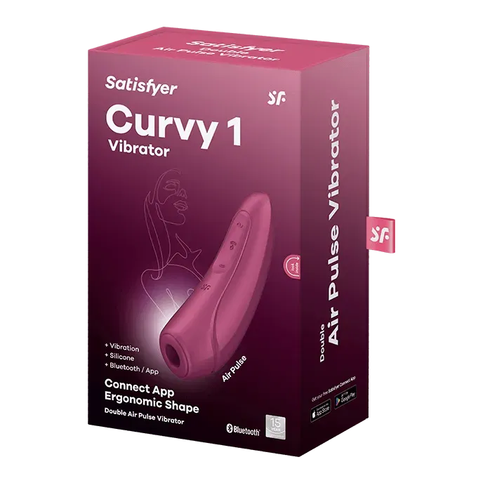EIS DE: Satisfyer Curvy 1 Druckwellenvibrator mit Vibrator & App & 6 Gratisartikel für 0,00 € (MBW 29,95 €) 🍨