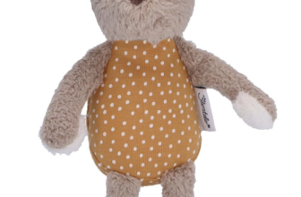 Sterntaler-Baby-Unisex-Mini-Kuscheltier-Baby-Mini-Spieltier-Hase-Happy-