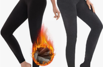 TOWINGO-2-Stück-Thermo-Leggings-für-Damen-Thermoleggings-Winter-Hoher-Taille-