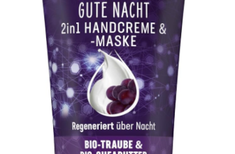 lavera Gute Nacht 2in1 Handcreme & -maske - Pflege für gepflegte Hände über Nacht