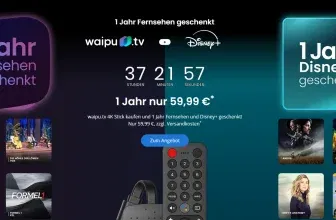 🎬 waipu tv Perfect Plus + 1 Jahr Disney+ + waipu.tv 4K Stick für nur 64,99 € ( 5,42€ mtl.)